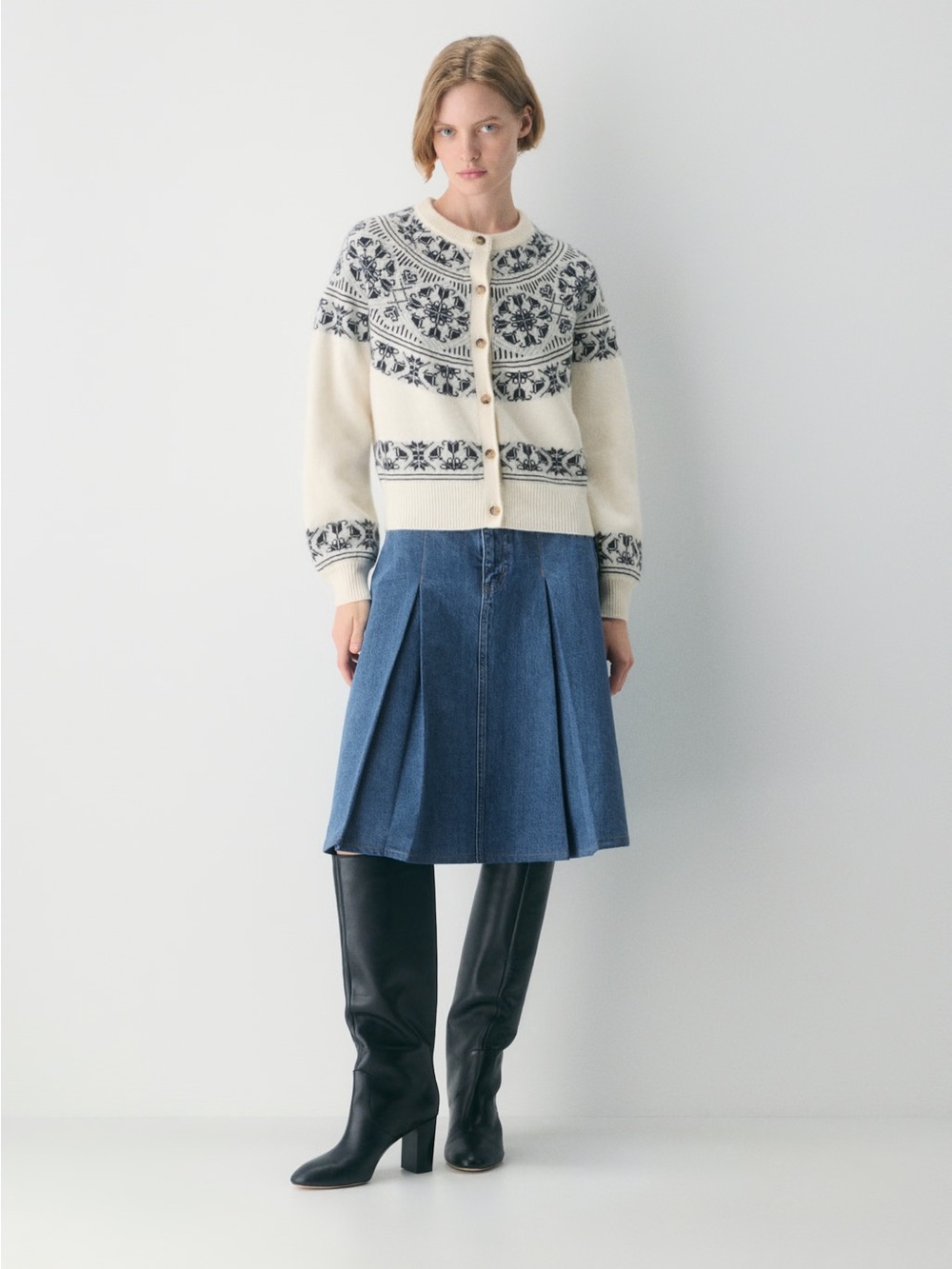 Aritzia Wilfred Essential Wool Cashmere London Cardigan